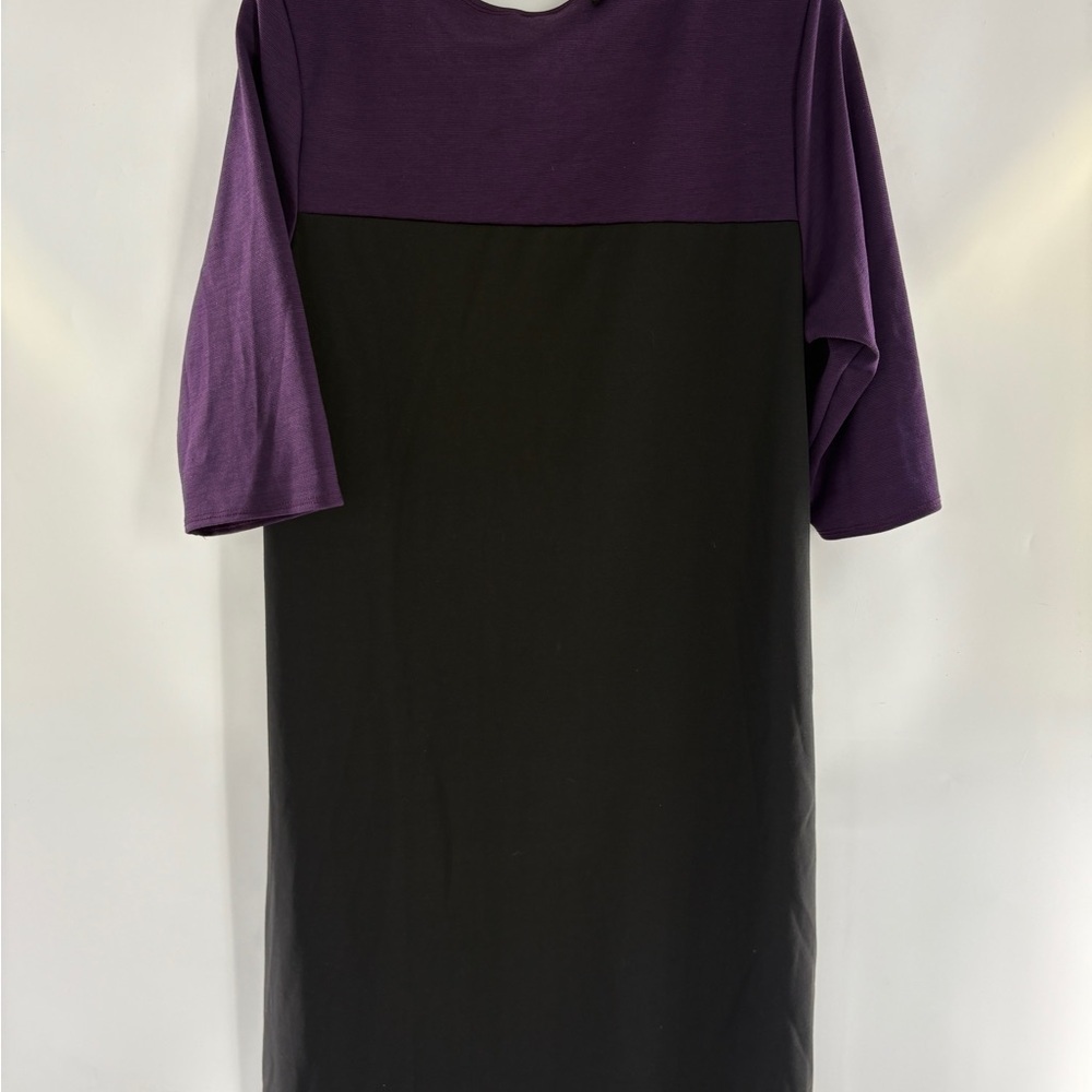 Star Vixen Purple and Black Houndstooth Tunic - Picture 5 of 7